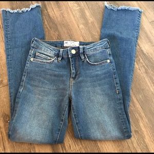Free People skinny high waisted jeans size 24